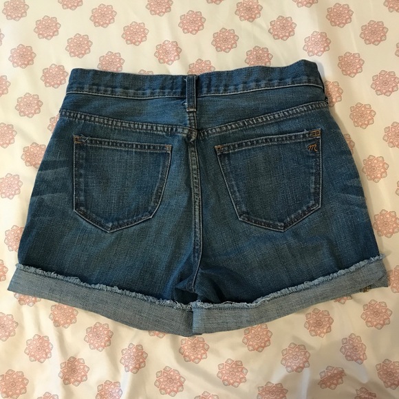 Madewell Denim Boyshorts Frances Wash Size 25 - Picture 4 of 7